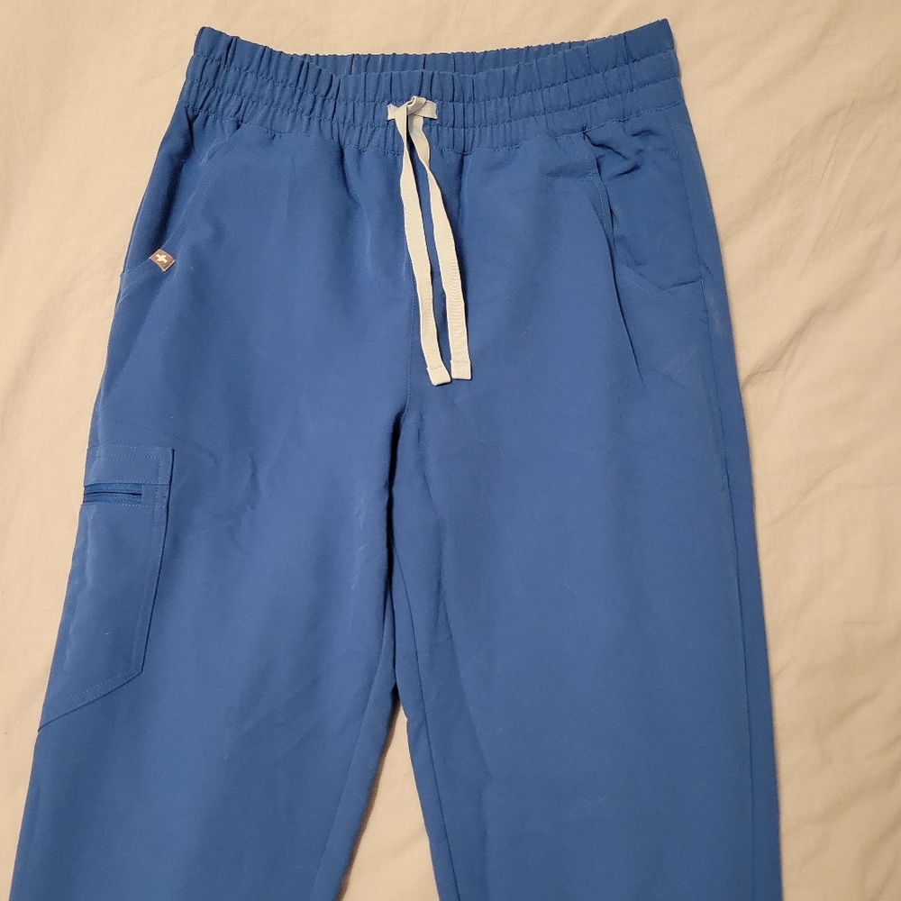 FIGS High Waisted Zamora Royal Blue S